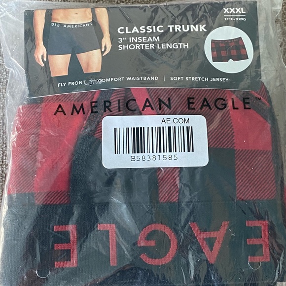 - Lot of 3 units  American Eagle Men's classic trunk 3" Inseam. XXXL (48-5… - Picture 5 of 5